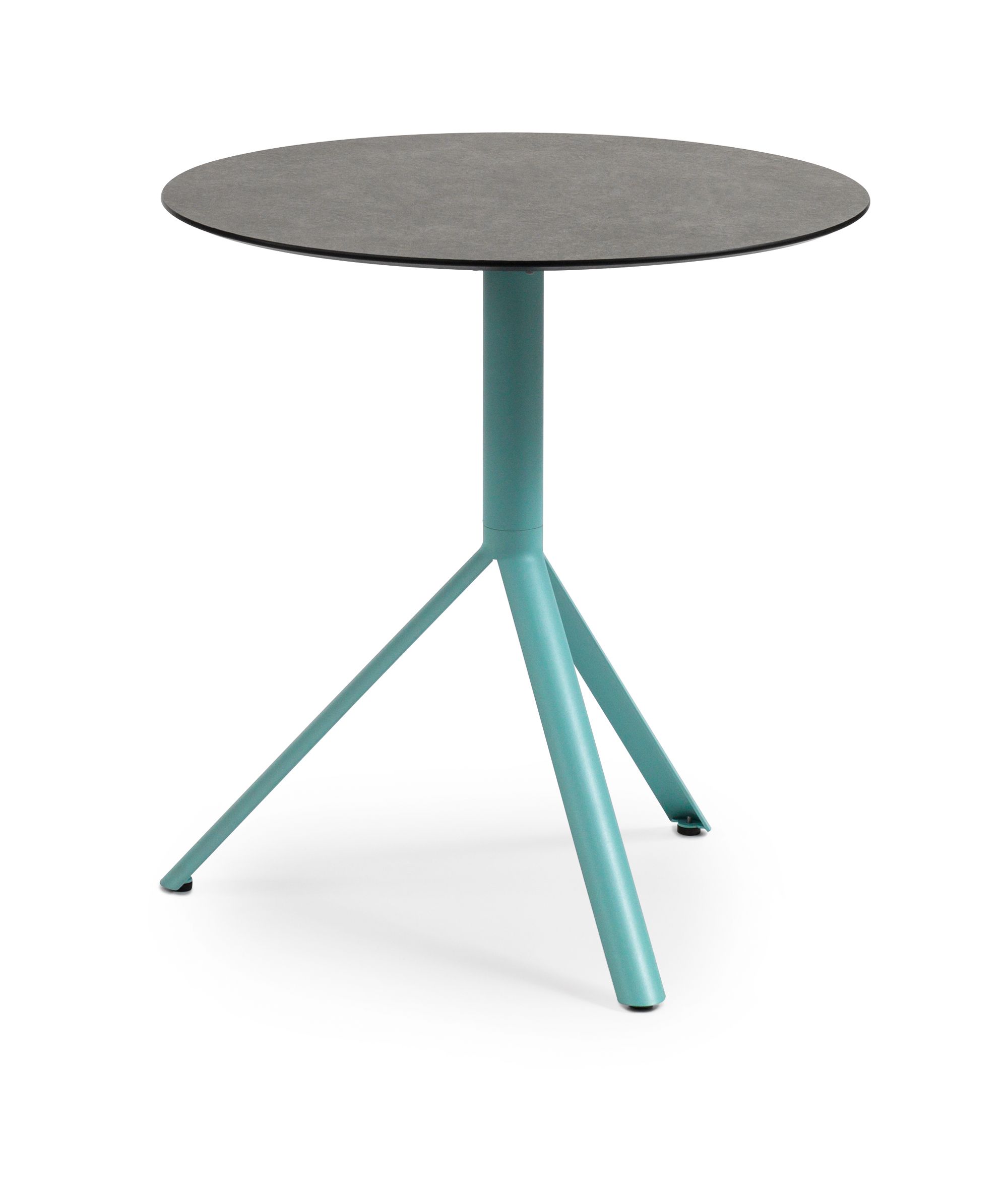 Weishäupl  TRIO Bistrotisch Edelstahl + HPL rund 70 cm