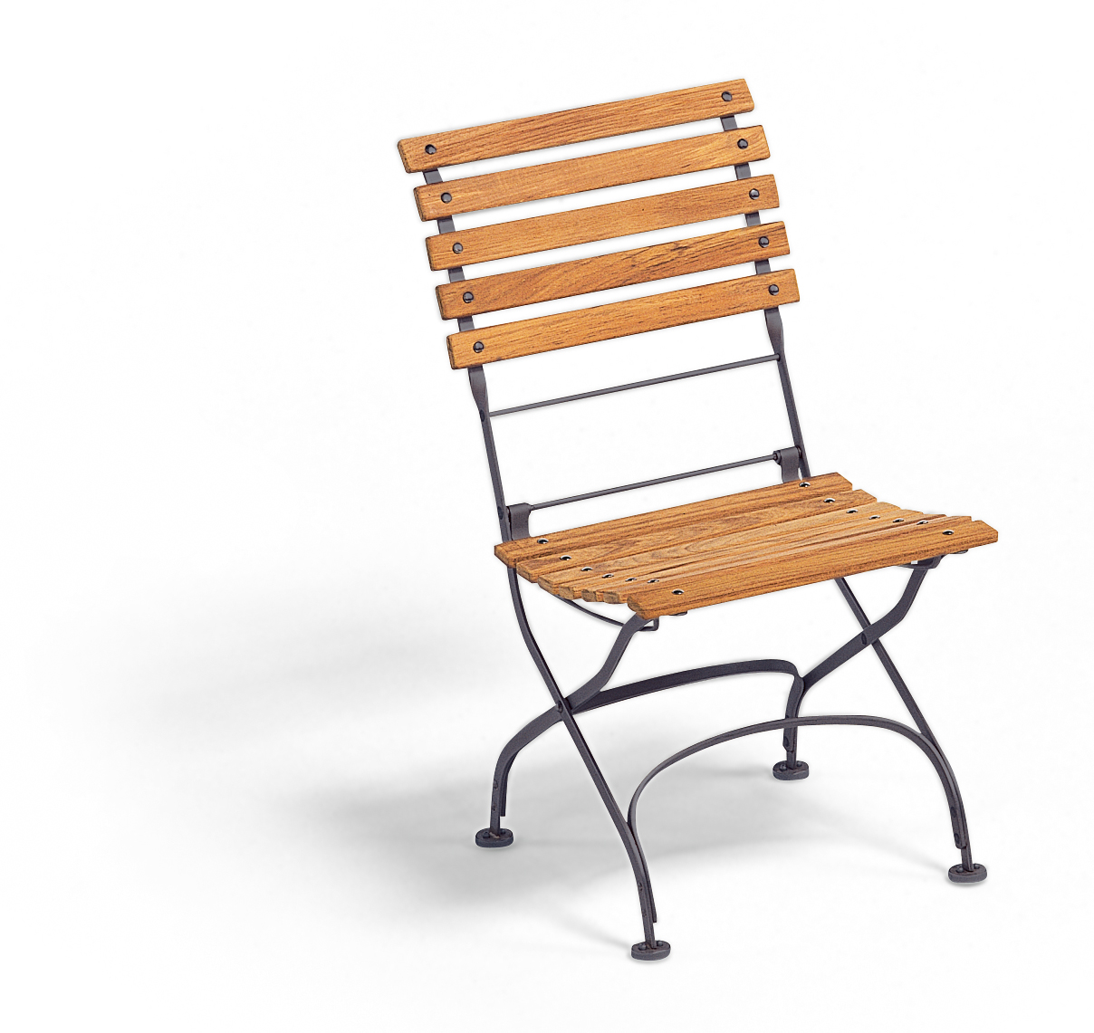 Classic Stuhl Belattung gerade mit Teak Weishäupl