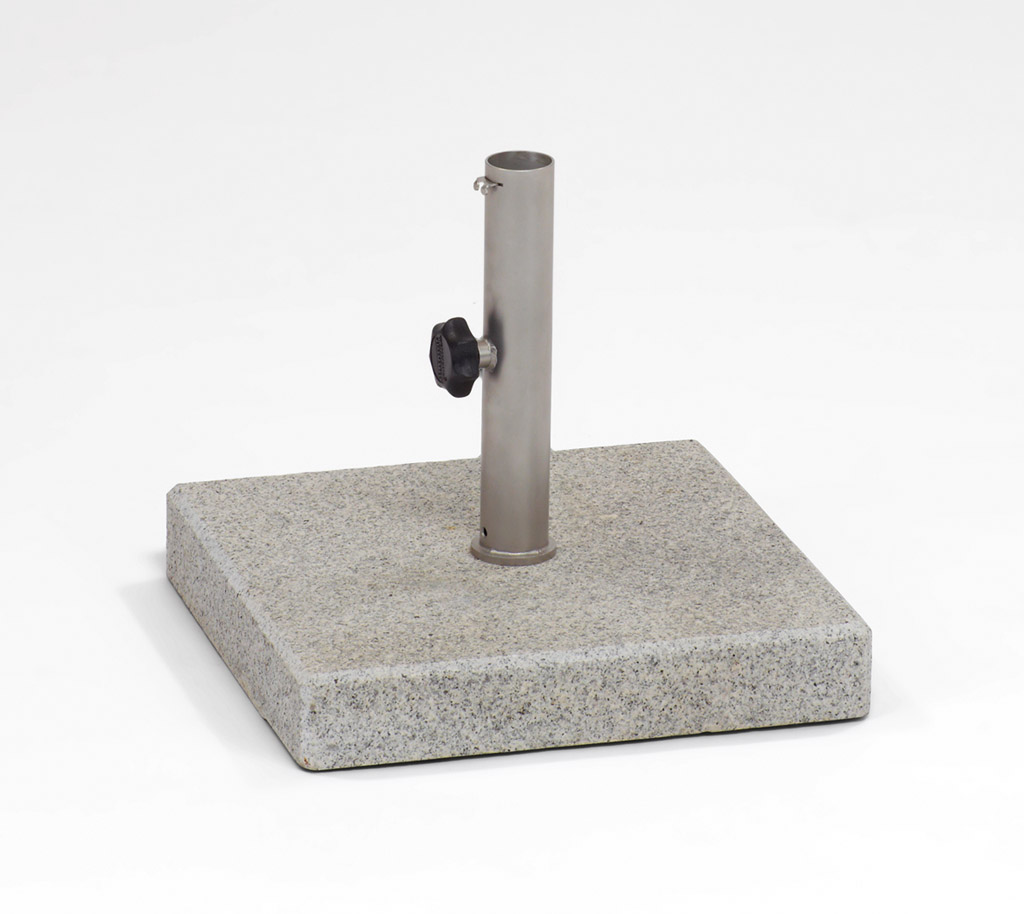 Bodenplatte Granit geflammt, quadratisch, 30kg