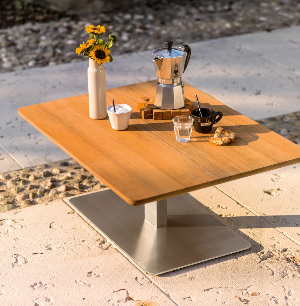 Weishäupl NEW HAMPTON Beistelltisch Teak 80 x 60 cm    