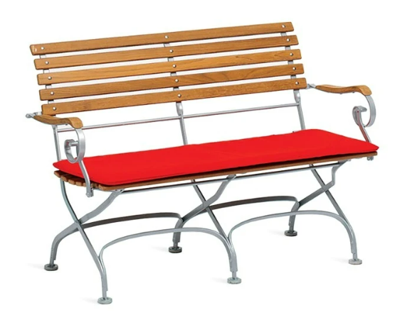 CLASSIC Sitzpolster Acryl und Polsterstoff Panama für 2-Sitzer Bank Weishäupl  