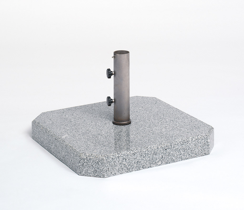 Bodenplatte Granit poliert, quadratisch, 75 kg