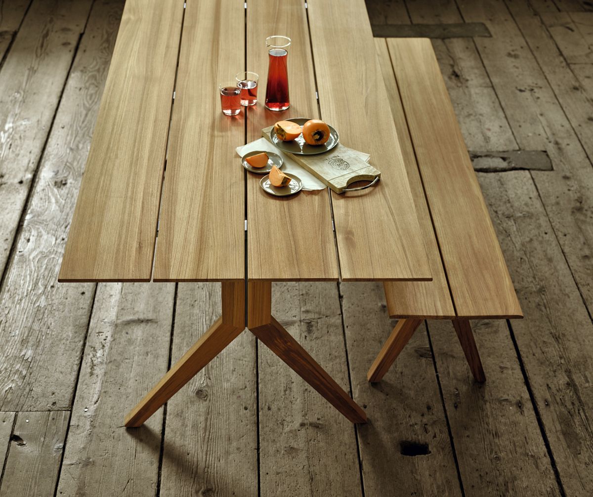 Weishäupl LOFT Tisch Teak 200 x 90 cm 