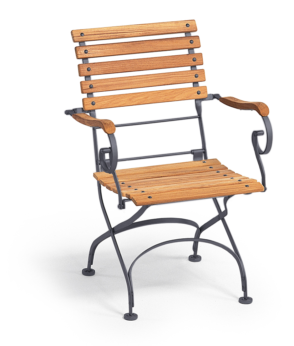 Classic Sessel Belattung gerade mit Teak Weishäupl 