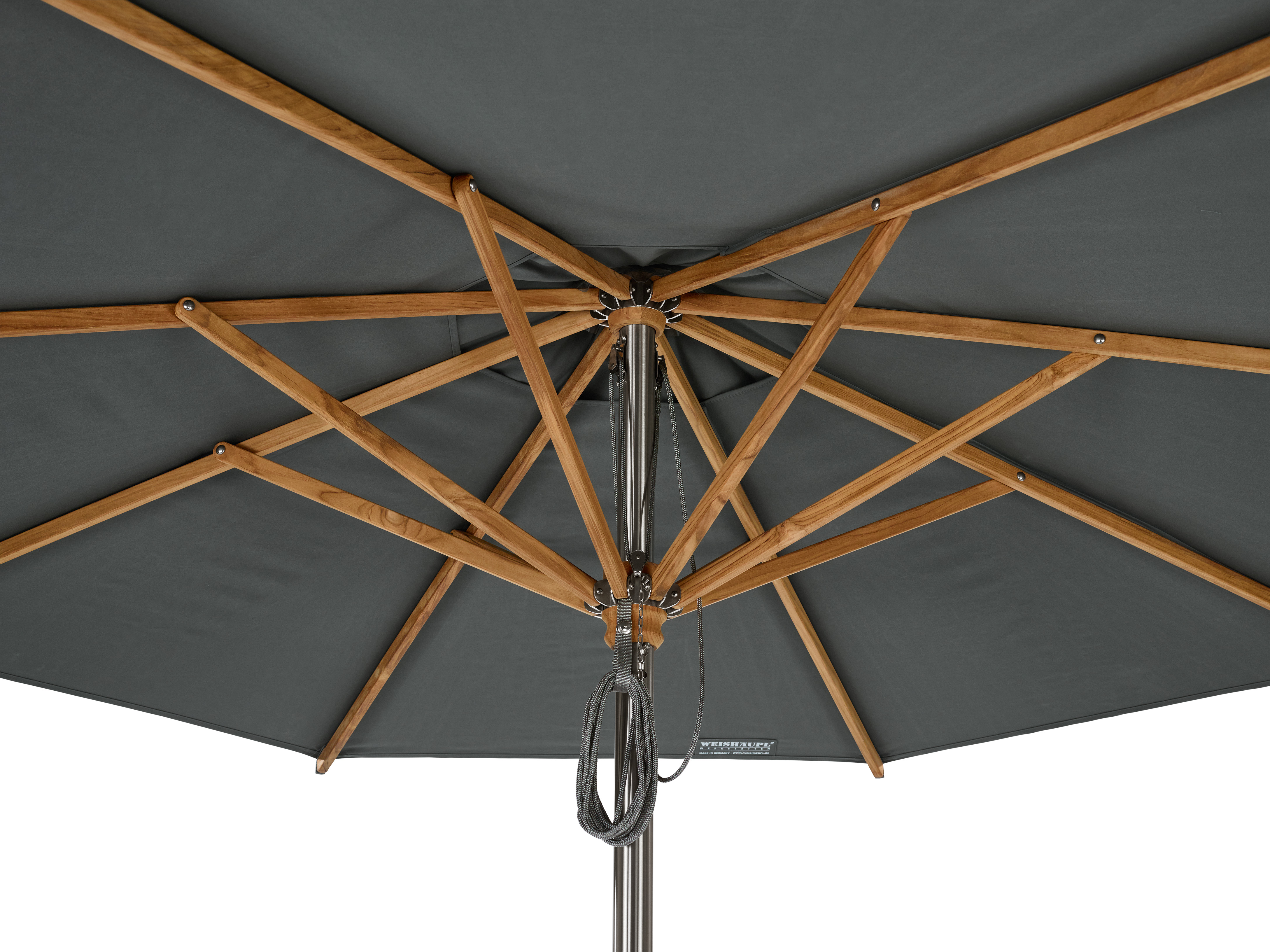 Ø 350 cm Trend Schirm mit Flaschenzug Weishäupl  