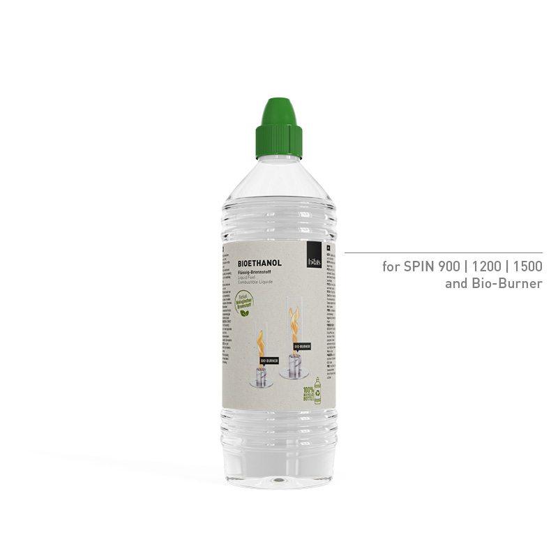 Bioethanol Flüssig-Brennstoff 1 l Flasche