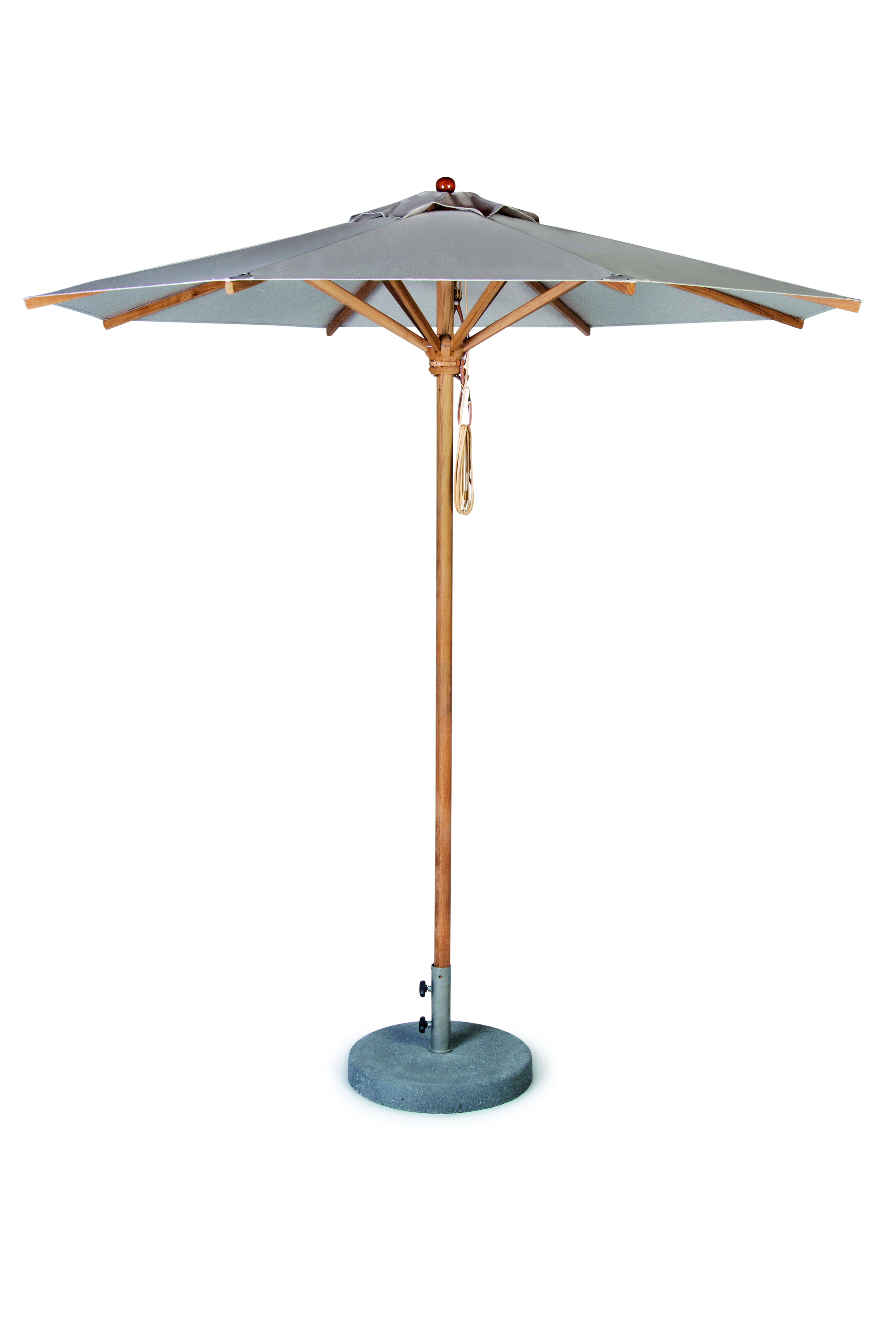Ø 250 cm Teak Schirm Weishäupl
