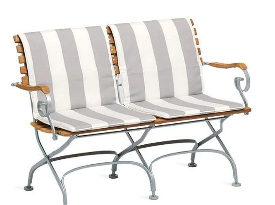 CLASSIC Sitz- und Rückenpolster Polsterstoff Ambra, Elara, Oriella, Panama Coated für 2-Sitzer Bank Weishäupl     