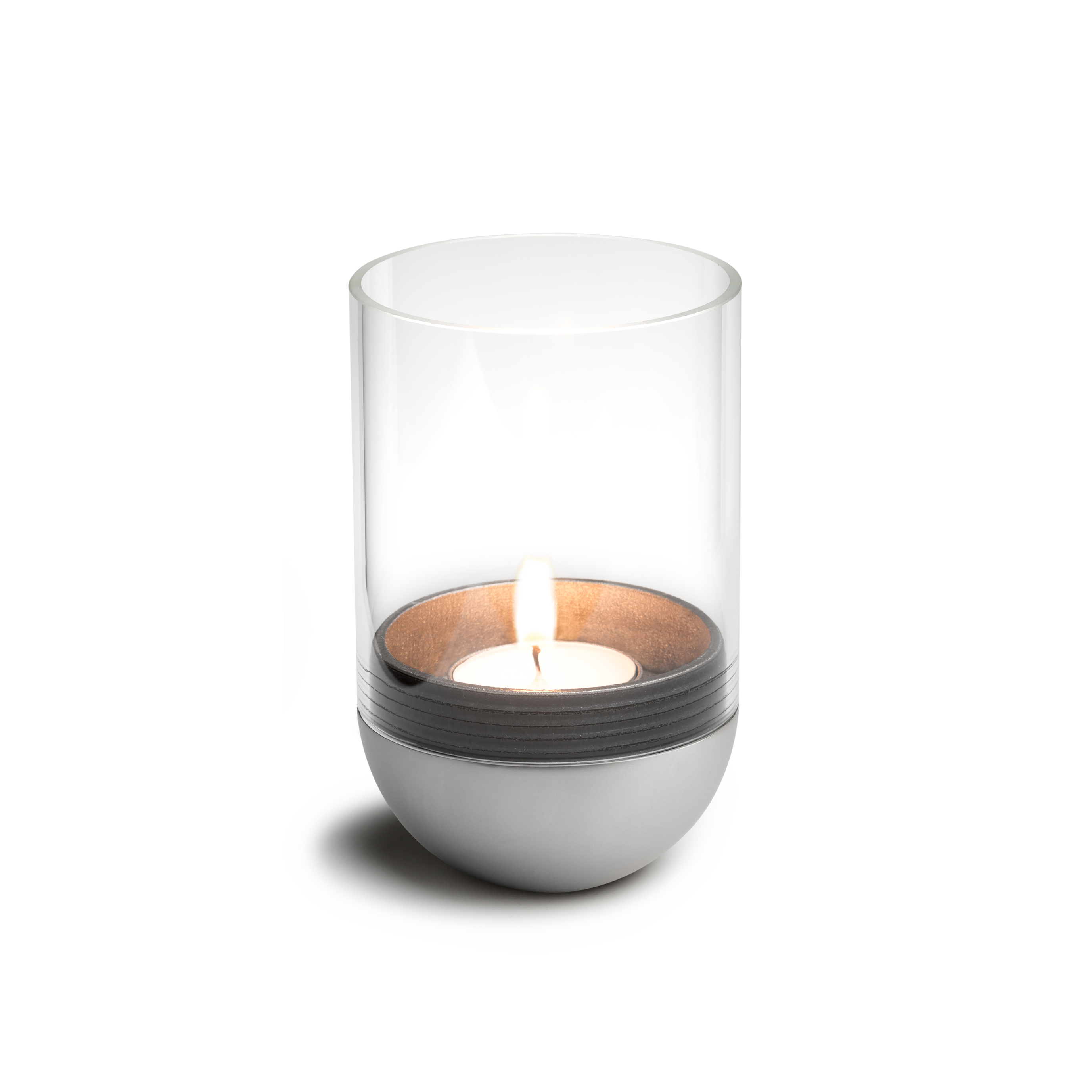 HÖFATS Windlicht Gravity Candle silber