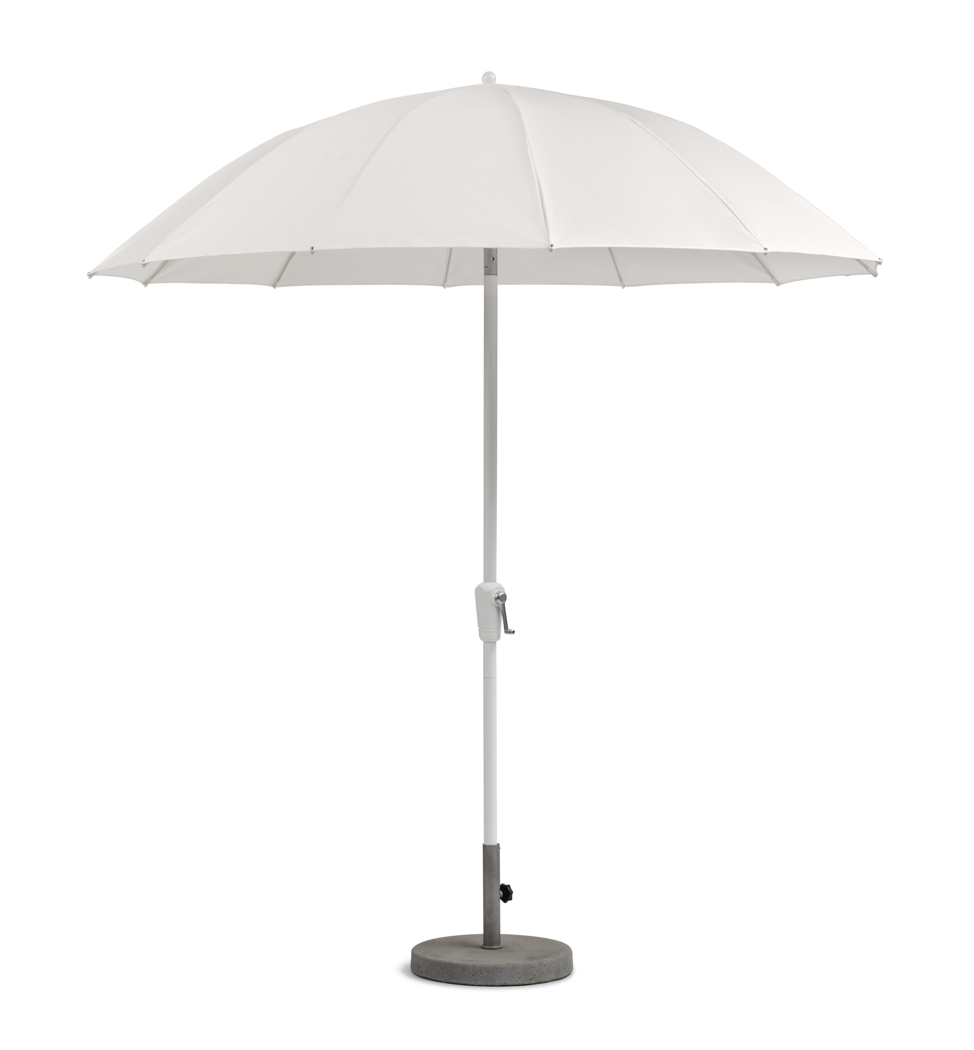 Ø 300 cm Pagodenschirm Gestell Alu Weiß Weishäupl