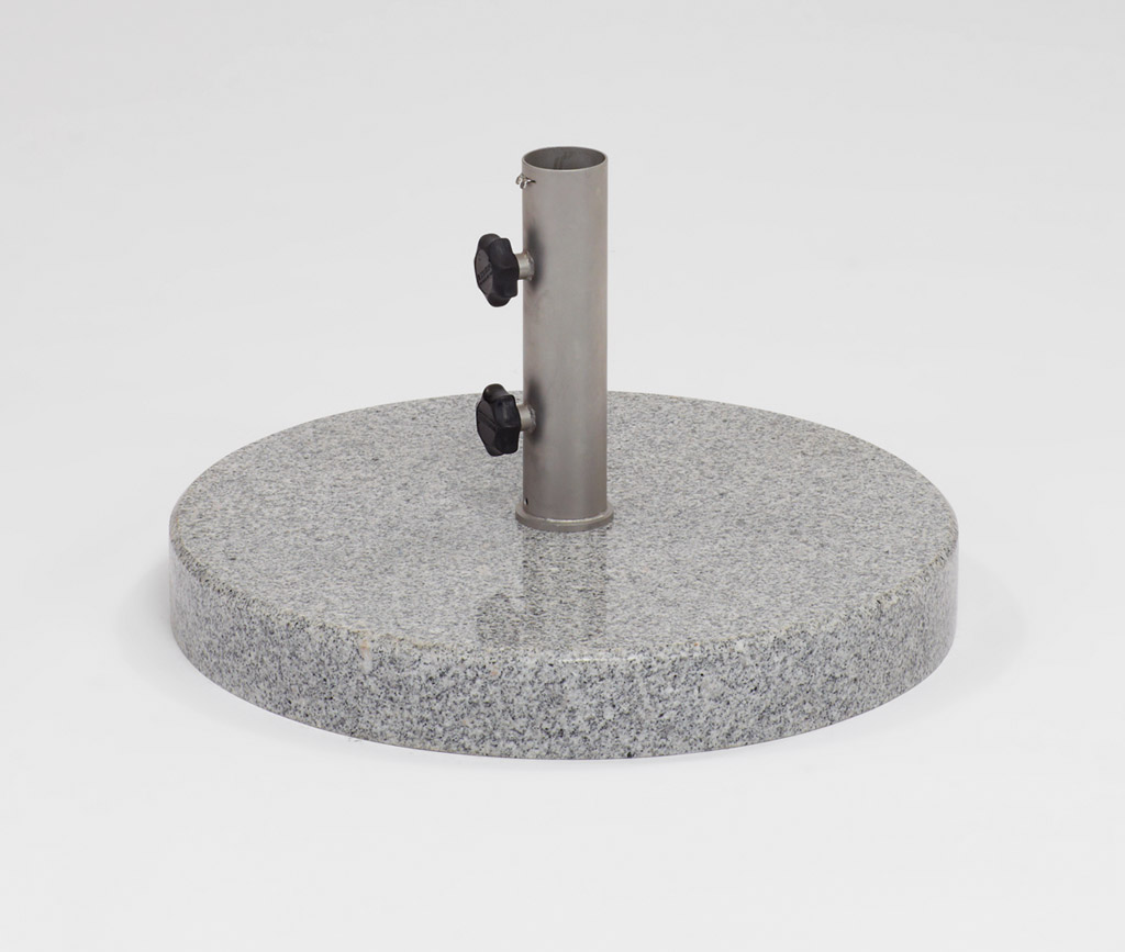 Bodenplatte Granit poliert, rund, 35kg