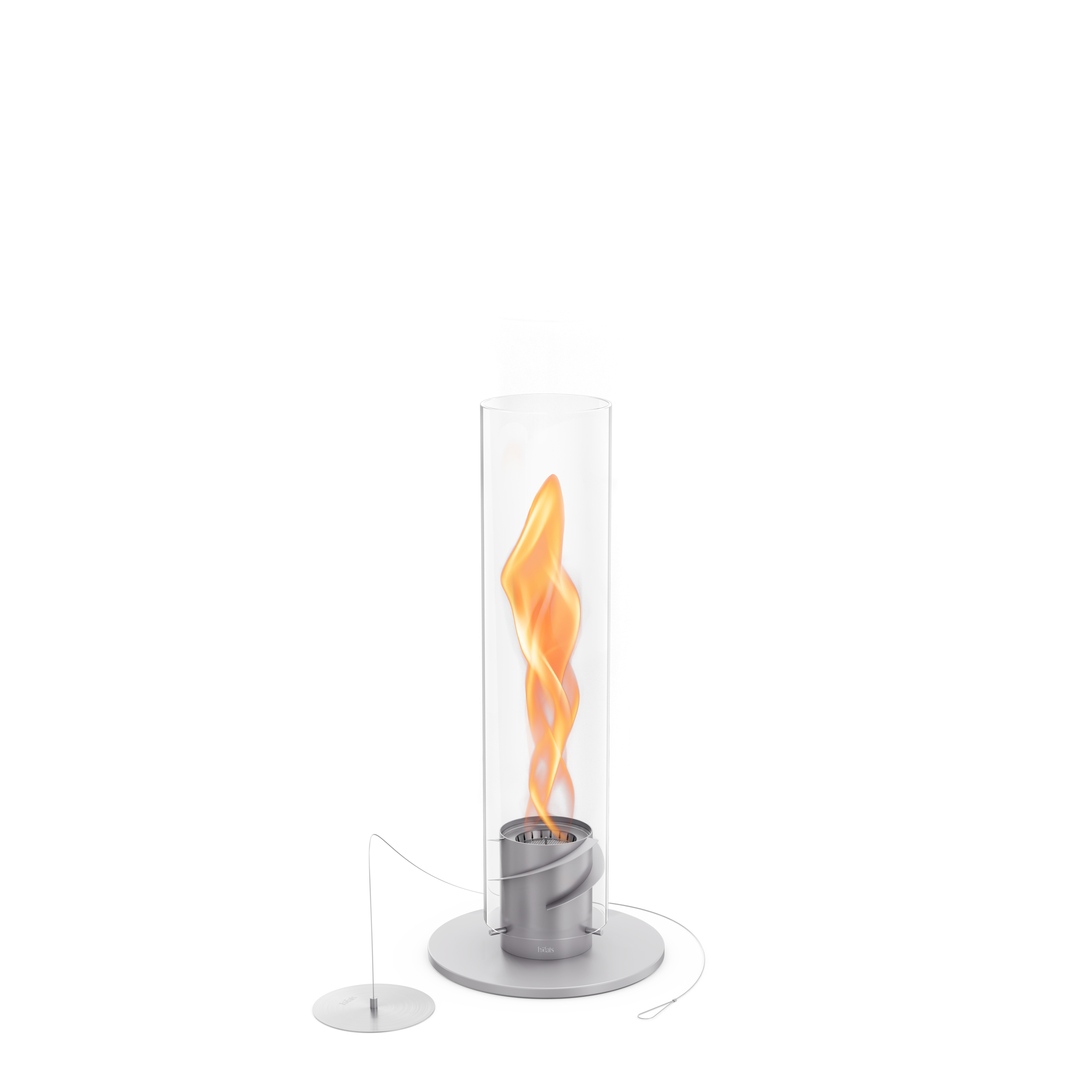 Höfats Tischfeuer Spin 900 & 1200 & 1500 silber