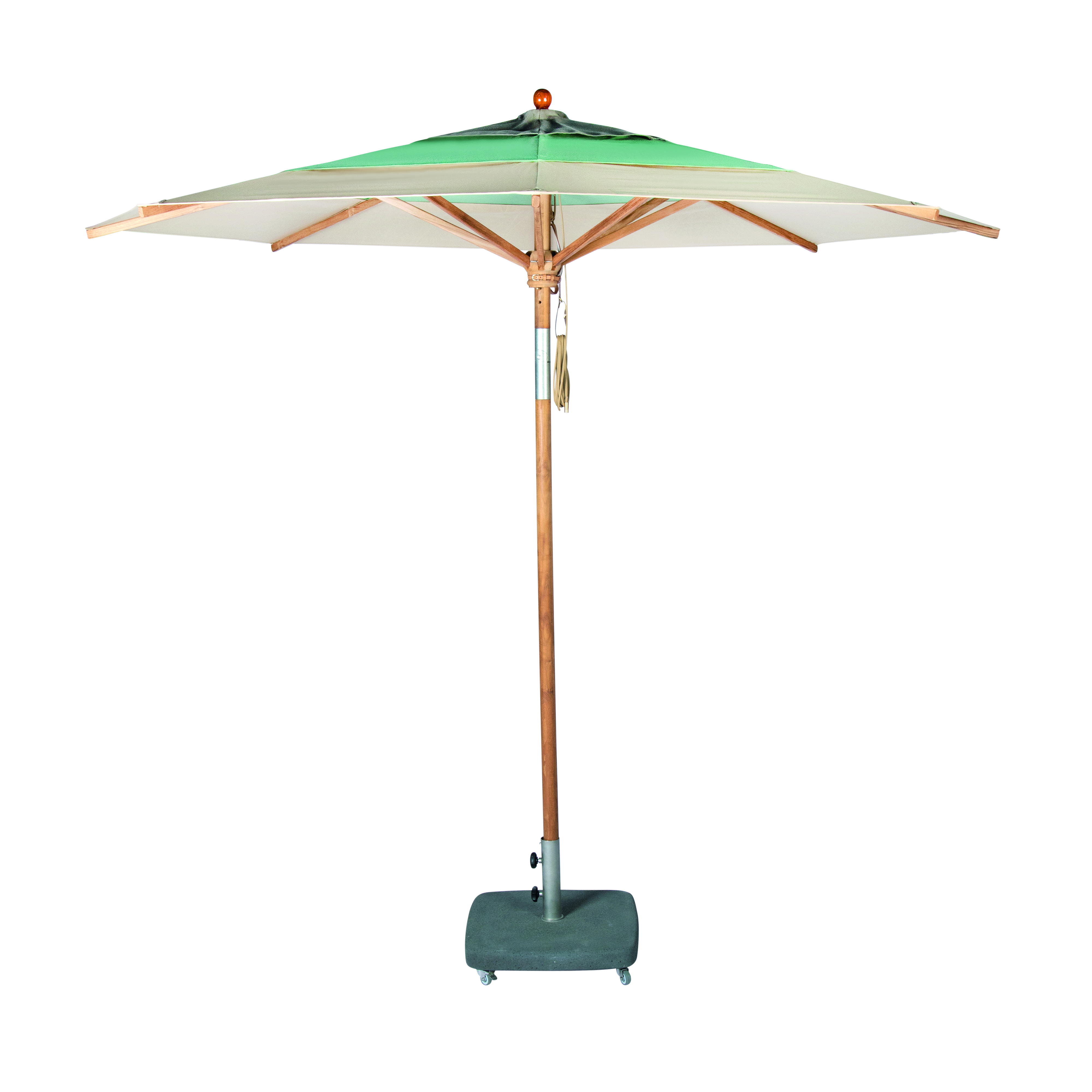 Ø 300 cm Teak Schirm Weishäupl