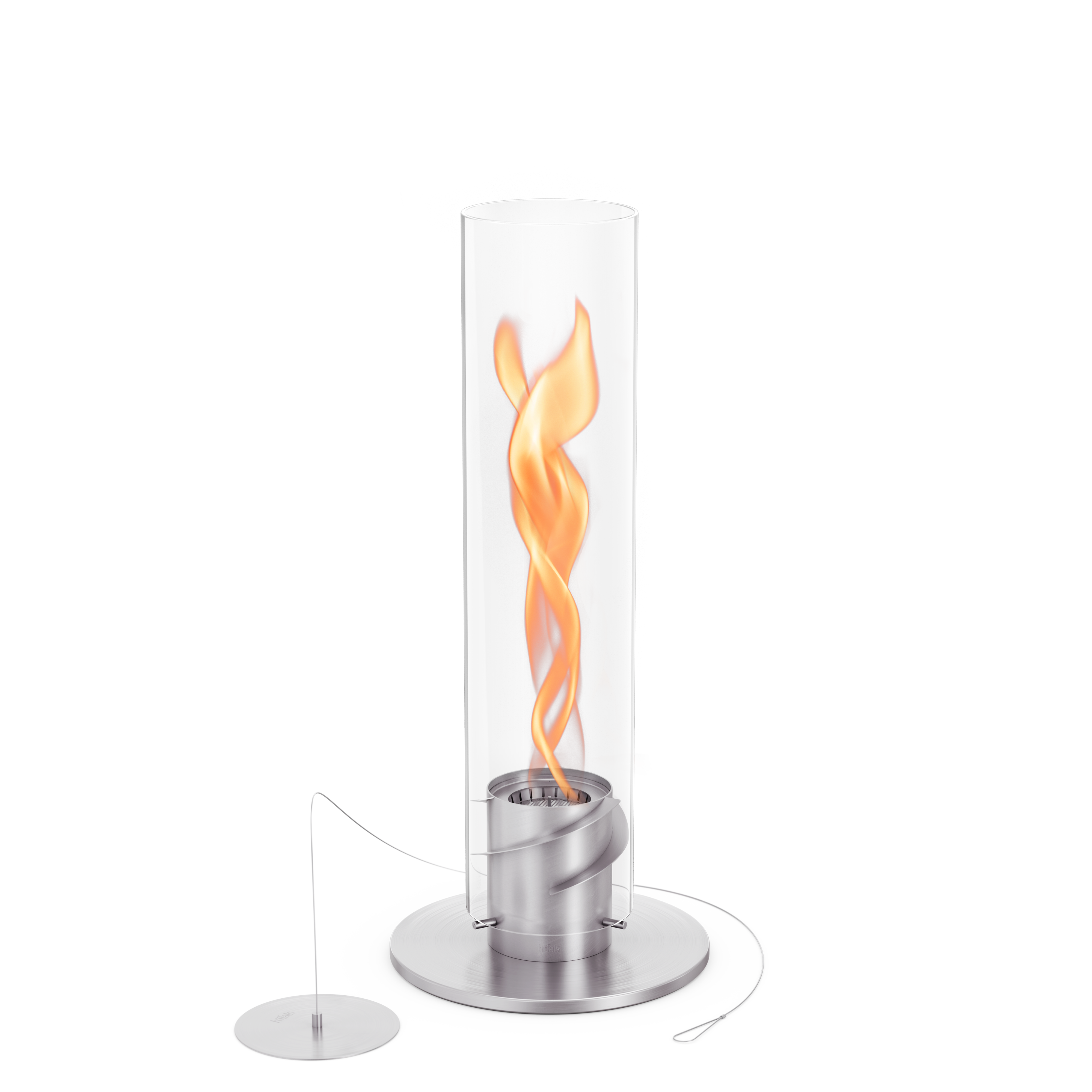 SPIN 1200 Tischfeuer silber